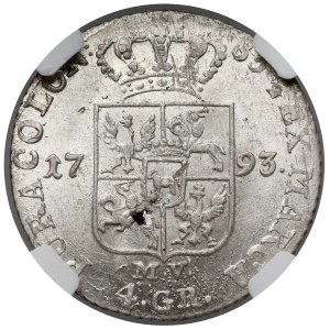 Poniatowski, Złotówka 1793 MV