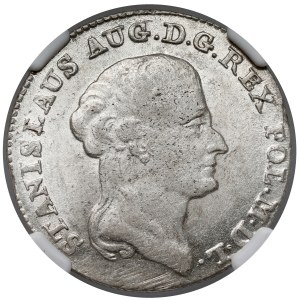 Poniatowski, 2-złoty coin, 1794 MV - 1/4 - beautiful