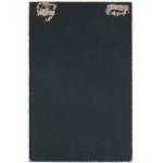 Poniatowski z 5 złotych 1919, Gaspe - kompletny druk - niebieskofioletowy - w passe-partout