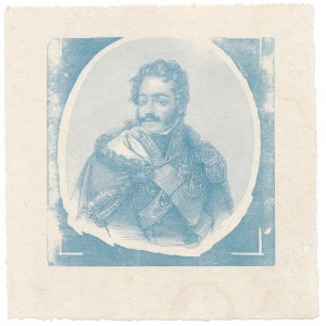 Poniatowski, 5 zlotych, 1919, Gaspe—intermediate layer—blue—NO mark