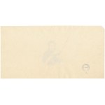 Poniatowski, 5 zlotych, 1919, Gaspe—main sheet, lined—with a GASPE postmark