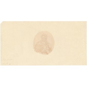 Poniatowski, 5 Złoty, 1919, Gaspe – Unterdruck – mit Stempel