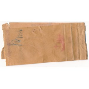 Banderola z balíka v hodnote 100 zlotých, 1932/33