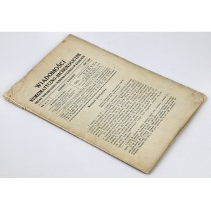 Wiadomości Numizmatyczno-Archeologiczne 1919 / 8 i 9