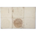 Document bearing the SIGNATURE of KING Stanisław August PONIATOWSKI — Discharge from military service with an honorary promotion, 1772 - “Dismissal from Military Service [...] with the Rank of Captain”