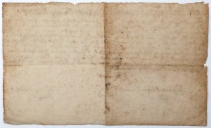 Sułkowski / Witkowo, Dokument potwierdzający odnowienie przywileju na wystawienie i osadzenie miasteczka WITKOWA 1772