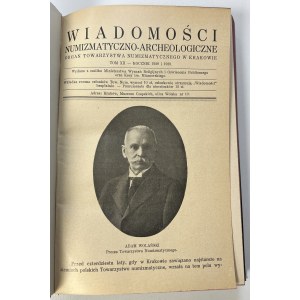 Wiadomości Numizmatyczno-Archeologiczne 1928-1932