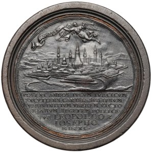 Austria, Checkers medal / Brettstein - Conquest of the Kanishka