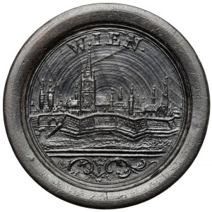 Austria, Medal warcabowy / Brettstein - Wiedeń / Józef II