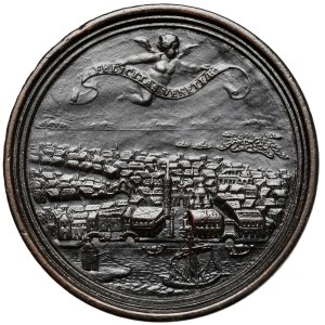 Włochy, Medal warcabowy / Brettstein - Wenecja / bitwa