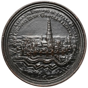 France, Checkers medal / Brettstein - capture of Strasbourg