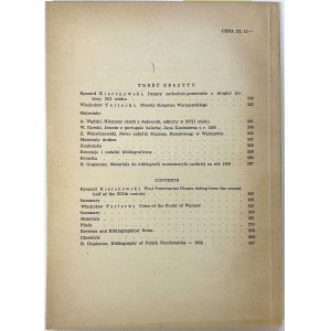 West Pomeranian denarii ... Kiersnowski [WN 4/1961].