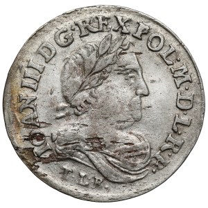 Jan III Sobieski, Szóstak Bydgoszcz 1682 TLB - punctuation in date