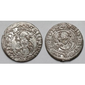 Sigismund III Vasa, Riga 1618-1621 shells - set (2pcs)
