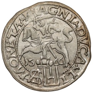 Sigismund II Augustus, Penny per Polish foot 1566, Tykocin - RARE portrait