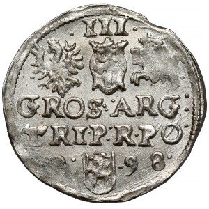 Sigismund III Vasa, Trojak Poznań 1598 - P from left