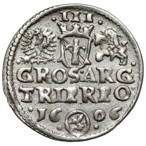 Zygmunt III Waza, Trojak Kraków 1606 - w KOLE