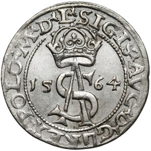 Zygmunt II August, Trojak Wilno 1564 - piękny