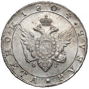 Russia, Alexander I, Ruble 1804, St. Petersburg