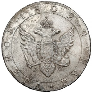 Russia, Alexander I, Ruble 1802, St. Petersburg