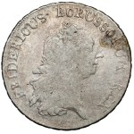 Prusy, Friedrich II, Talar 1765-D, Aurich - b.rzadki