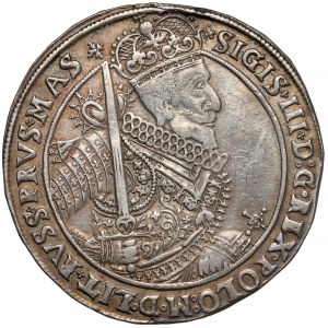 Sigismund III Vasa, Thaler Bydgoszcz 1628 II - Half-Cozic on Rw.