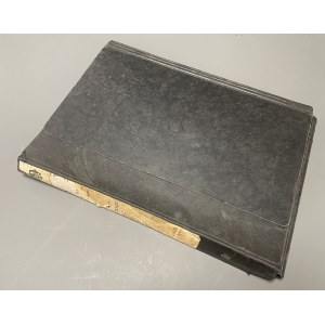 Rubbed folder with small archives