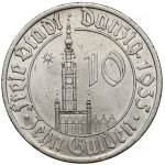 Free City of Danzig, 10 guilders 1935 - rare