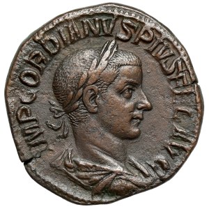 Gordian III (238-244 n.e.) Sesterc, Rzym