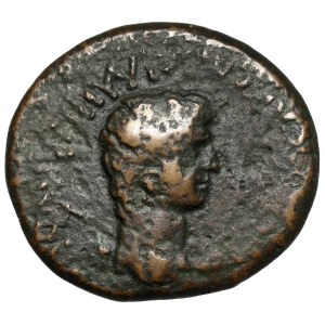 Nero (54-68 AD) Crete, Knossos, AE27, Volumnius and Lupinus, Duoviri - Nero and Octavia - b.rare