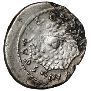 Republika, Mn. Cordius Rufus (46 pred Kr.) Denár, Rím