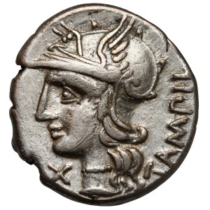 Republic, M. Baebius Q.f. Tampilus. (137 BC) Denarius of Rome