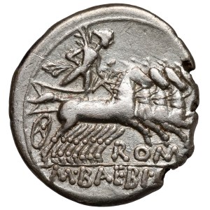 Republic, M. Baebius Q.f. Tampilus. (137 BC) Denarius of Rome