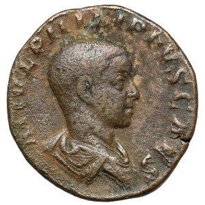 Philippe II, fils de Philippe Ier d'Arabie (247-249 apr. J.-C.) Sesterc, Rome