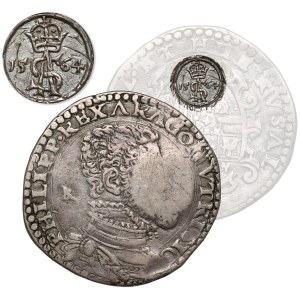 Sigismund II Augustus, Neapolitan half-talar 1564 - Philip II - Polish Gold