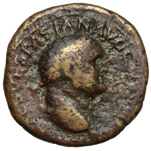 Vespasián (69-79 n. l.) Dupondius, Lugdunum (?)