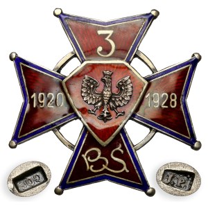 Badge, 3rd Sanitary Battalion - in SILVER