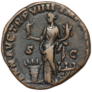 Kommodus (177-192 n.e.) Sesterc, Rzym