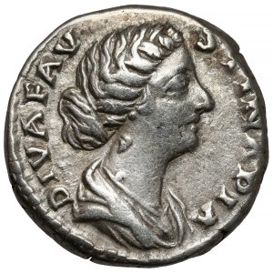 Faustina II the Younger (161-175 AD) Posthumous denarius, Rome