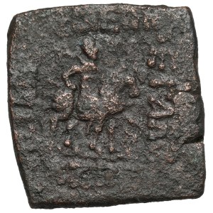 Indo-Scythian Kingdom, Azes I (35 B.C.-5 A.D.) AE22