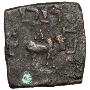 Indo-Scythian Kingdom, Azes I (35 B.C.-5 A.D.) AE22
