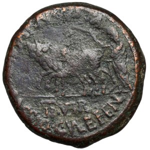 Oktawian August (27 p.n.e.-14 n.e.) Caesaraugusta, AE27