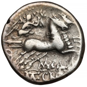 Republic, M. Calidius, Q. Metellus and Cn. Fulvius. (117-116 B.C.) Denarius, Rome