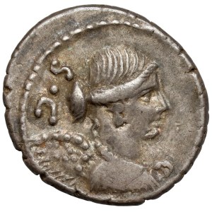 Republika, T. Carisius (46 pred Kr.) Denár, Rím