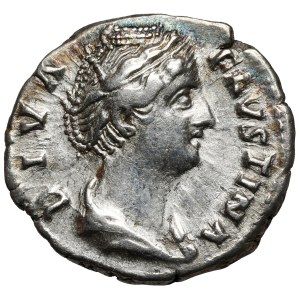 Faustina I the Elder (138-141 AD) Posthumous denarius, Rome
