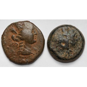 Greece, Bronzes - set (2pcs)