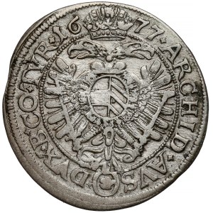 Austria, Leopold I, 6 krajcars 1677, Vienna
