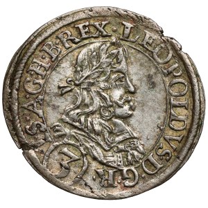Austria, Leopold I, 3 krajcars 1667, Graz