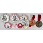 Polonia w USA, Przypinki okolicznościowe - Kazimierz Pułaski - zestaw (9szt)