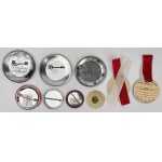 Polonia w USA, Przypinki okolicznościowe - Kazimierz Pułaski - zestaw (9szt)